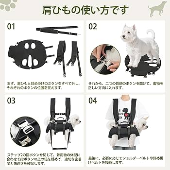 Amazon | emcpter犬用リフトハーネス 7-11kg中型犬 ペット